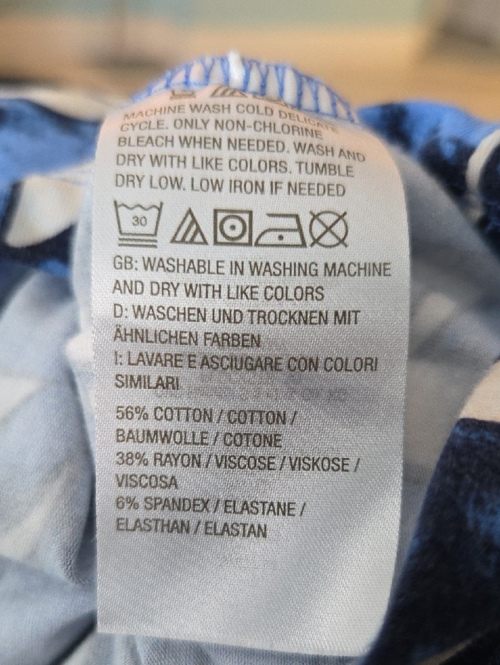 D&co Beach Blue Hawaiian Dress - Picture 5 of 5